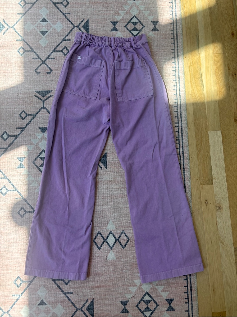 Big Bud Press Lilac Elastic-Waist Pants - Picture 2 of 4
